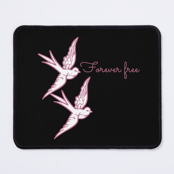 Item preview, Old school birds forever free pink designed and sold by ShoutForJoy.