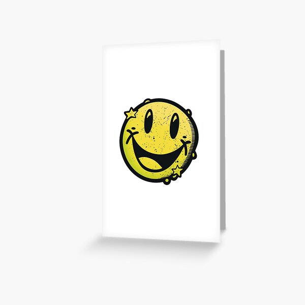 Smiley Face Tattoo Greeting Cards for Sale | Redbubble Smiley Face Tattoo Greeting Cards for Sale | Redbubble