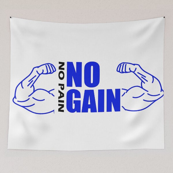 Item preview, No pain no gain bodybuilding designed and sold by flydye.