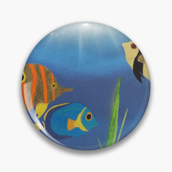 Item preview, Tropical fish swim water paint designed and sold by eddiebarronshop.