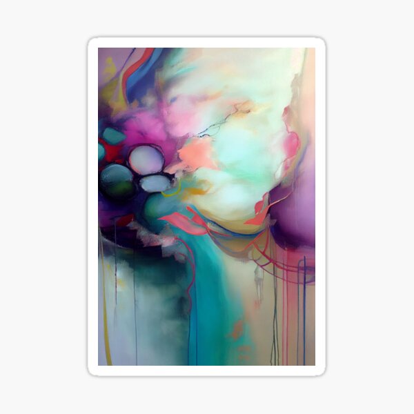 Modern Pastels #4 Sticker