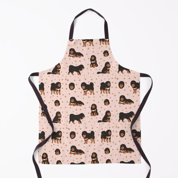 Item preview, Tibetan mastiff cute dog illustration pattern designed and sold by Yarafantasyart.