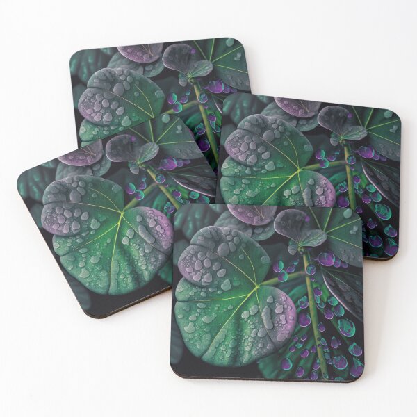 Item preview, A close-up of a unique plant with vibrant purple and green leaves designed and sold by AI-RDROP.