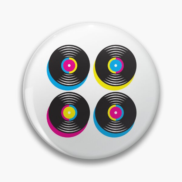 Item preview, Process Color records - cmyk - cyan, magenta, yellow, black designed and sold by SirenSeventyOne.