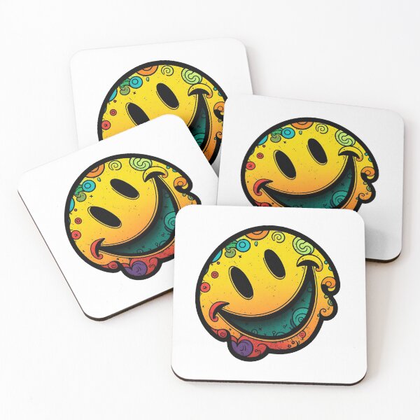 Item preview, Smiley face tattoo concept designed and sold by TnT-Merch.