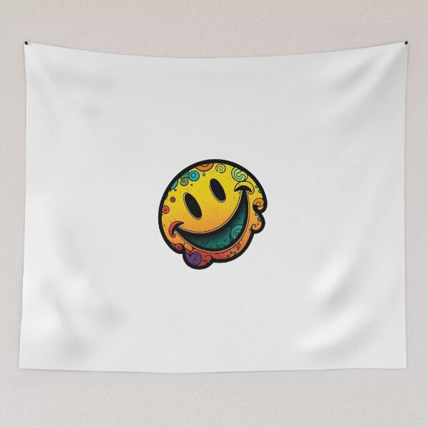 Item preview, Smiley face tattoo concept designed and sold by TnT-Merch.