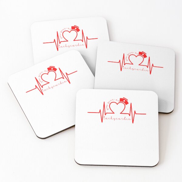 Item preview, You Give Me Tachycardia Nurse Heart Beat designed and sold by sasigifts.
