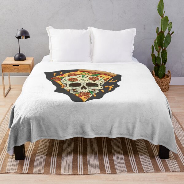 Item preview, pizza skull stickers designed and sold by Dragsma ⭐⭐⭐⭐⭐.