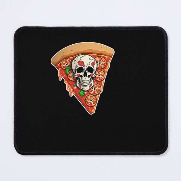 Item preview, pizza skull stickers designed and sold by Dragsma ⭐⭐⭐⭐⭐.