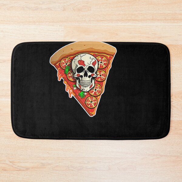 Item preview, pizza skull stickers designed and sold by Dragsma ⭐⭐⭐⭐⭐.