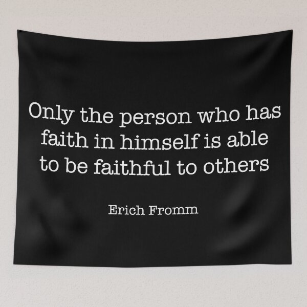 Item preview, Erich Fromm Quote designed and sold by CamoQuotes.