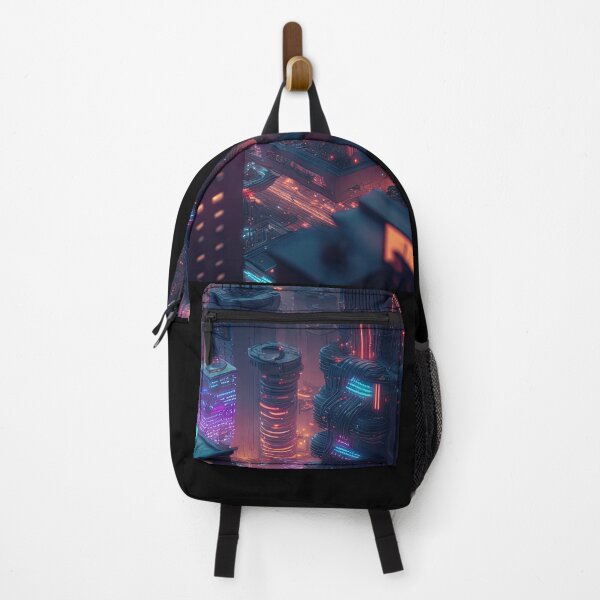 Item preview, A macro shot of a futuristic city designed and sold by AI-RDROP.