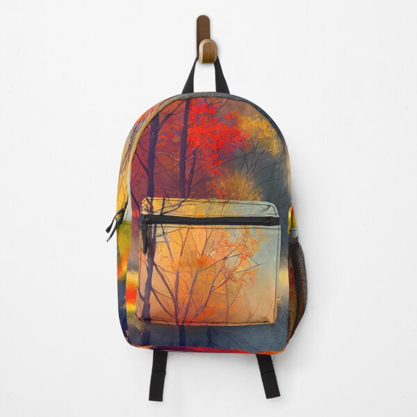 Item preview, Colorful Autumn Landscape Watercolor 25 designed and sold by Red Witch Art.