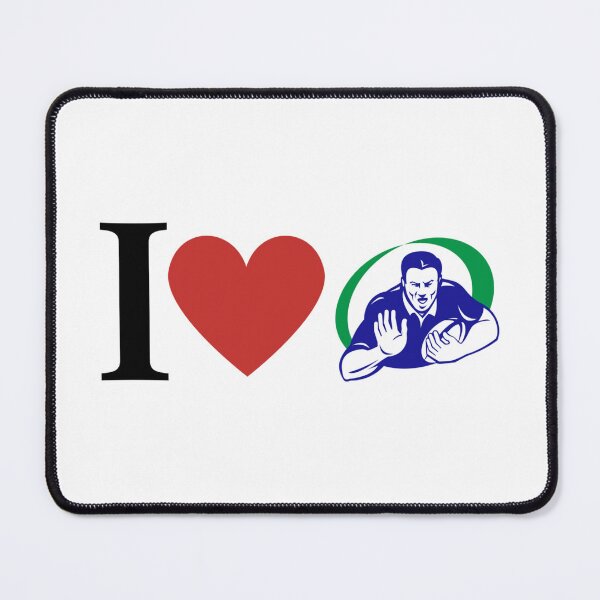 Item preview, I Love Rugby designed and sold by shawrei488.
