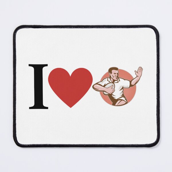 Item preview, I Love Rugby designed and sold by shawrei488.