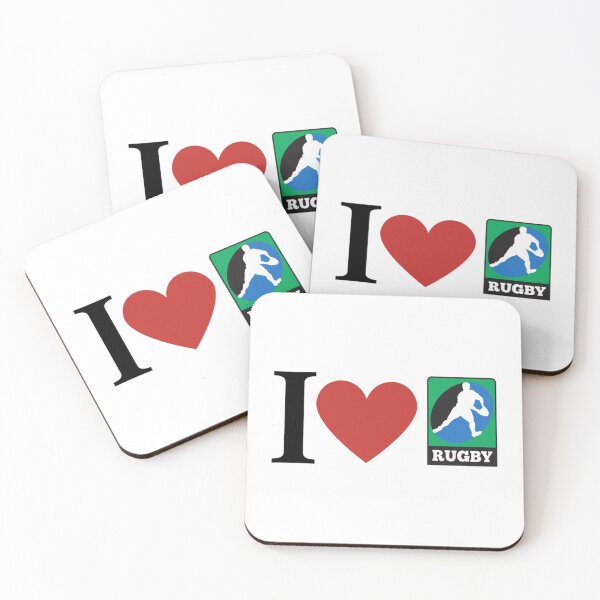Item preview, I Love Rugby    designed and sold by shawrei488.