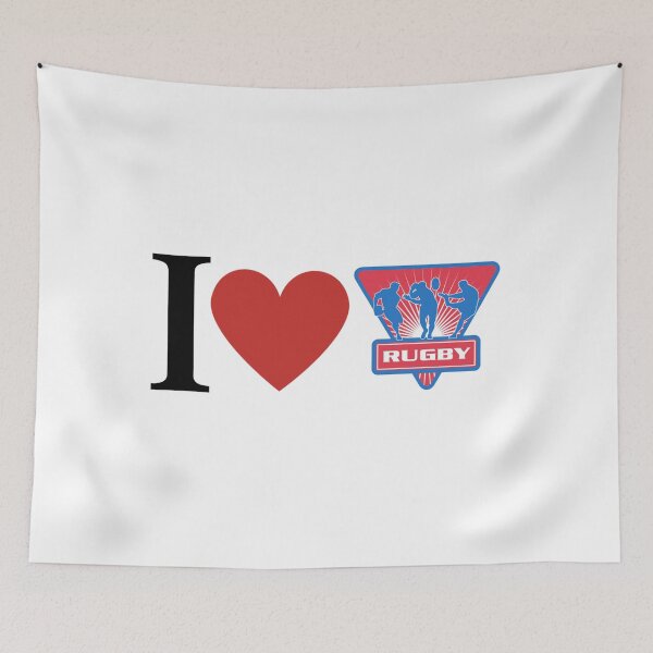 Item preview, I Love Rugby  designed and sold by shawrei488.