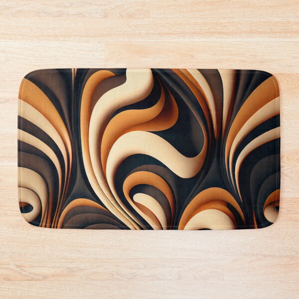 Item preview, Crafty Dynamic Fluid Art Deco Pattern Digital Painting designed and sold by CodeAndColors.