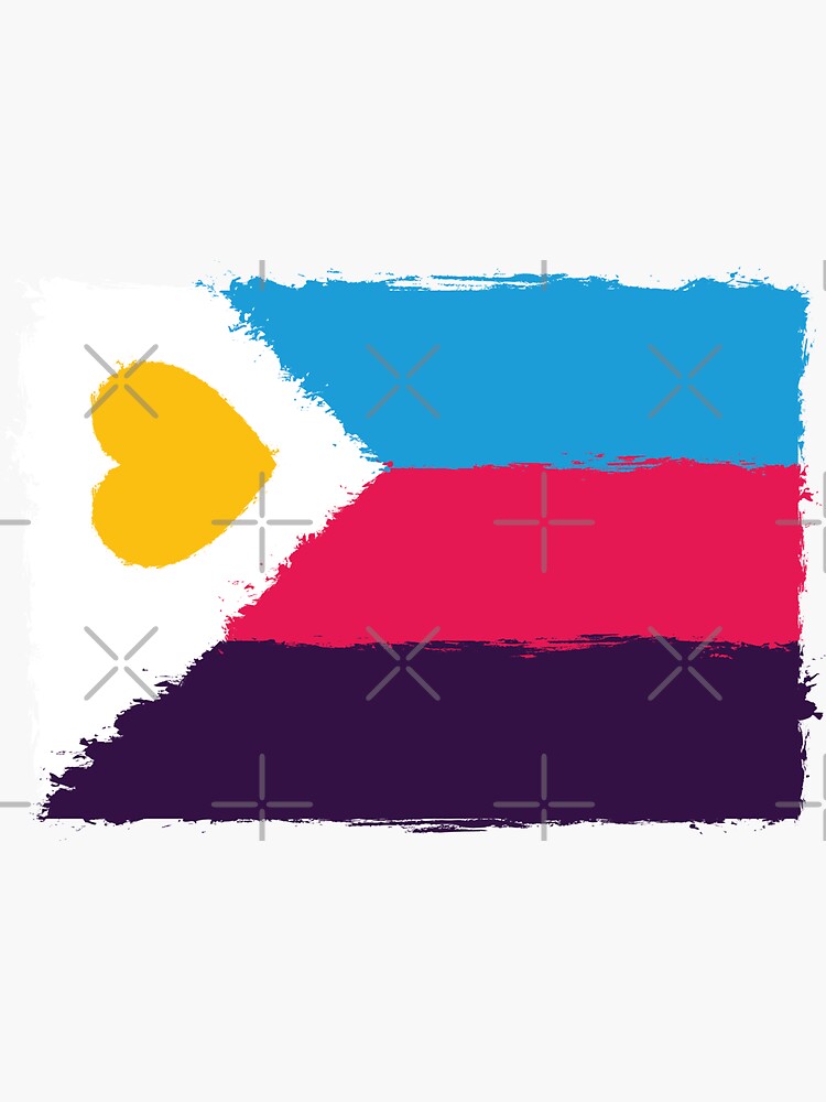 Flag Paint Strokes  Vinyl