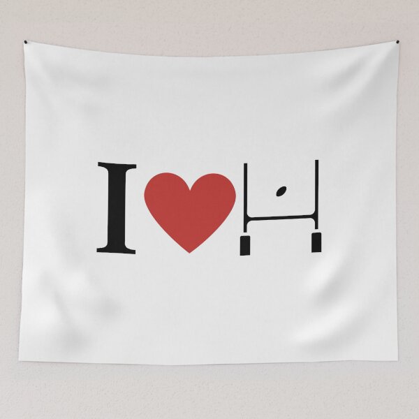 Item preview, I Love Rugby Goal Kickers  designed and sold by shawrei488.