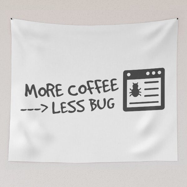 Item preview, MORE COFFEE LESS BUG designed and sold by headstock.