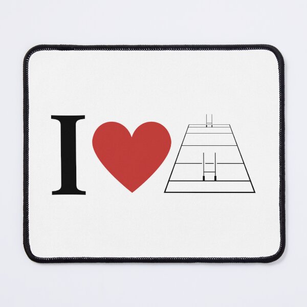 Item preview, I Love Rugby Ground designed and sold by shawrei488.