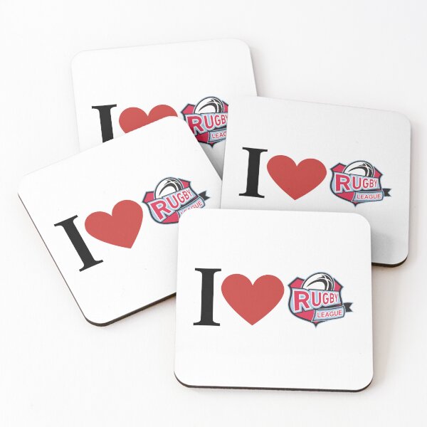 Item preview, I Love Rugby League Logo  designed and sold by shawrei488.