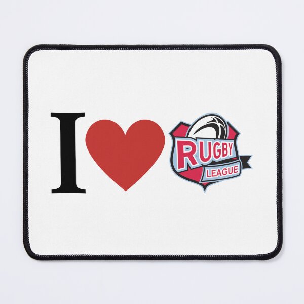 Item preview, I Love Rugby League Logo designed and sold by shawrei488.