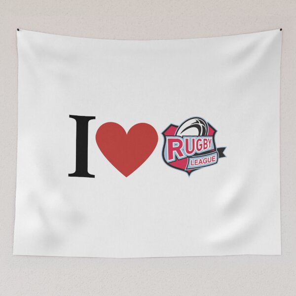 Item preview, I Love Rugby League Logo  designed and sold by shawrei488.