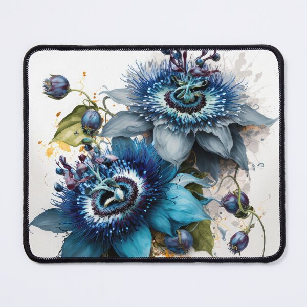 Item preview, Blue Passion Flower  designed and sold by Vanover Designs.