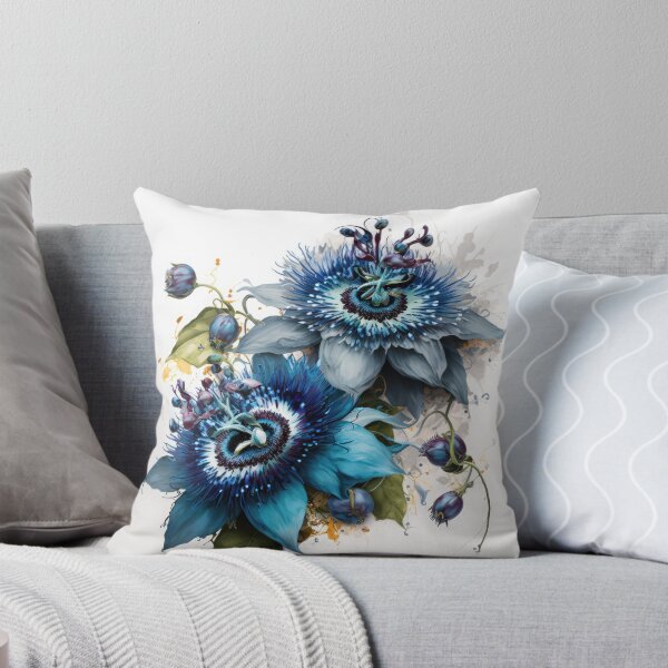 Item preview, Blue Passion Flower  designed and sold by Vanover Designs.