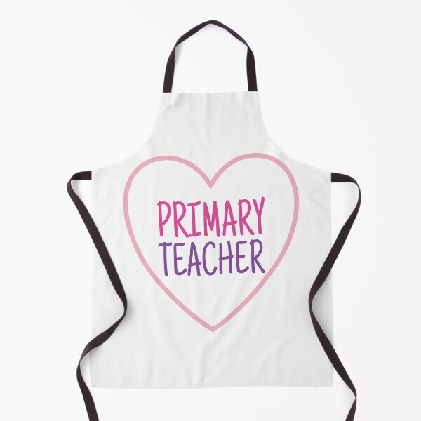 Item preview, Primary Teacher heart outline designed and sold by Think4Prints.