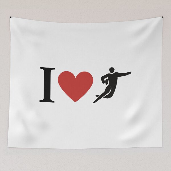 Item preview, I Love Rugby Simple  designed and sold by shawrei488.