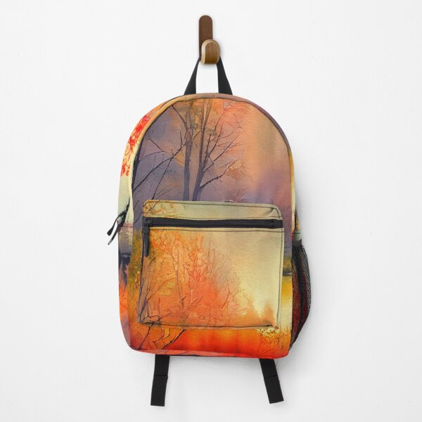 Item preview, Colorful Autumn Landscape Watercolor 26 designed and sold by Red Witch Art.