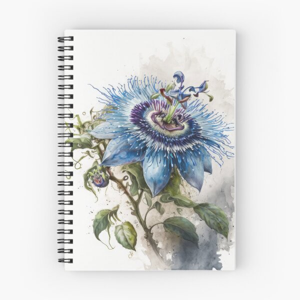 Item preview, Blue Passion Flower  designed and sold by Vanover Designs.