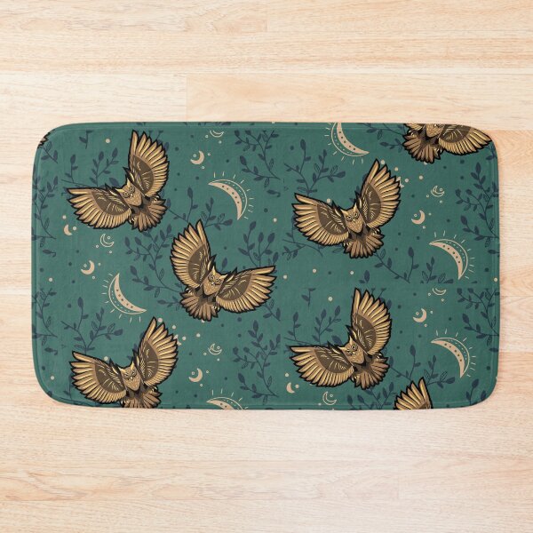 Item preview, Owls Green night designed and sold by ShoutForJoy.