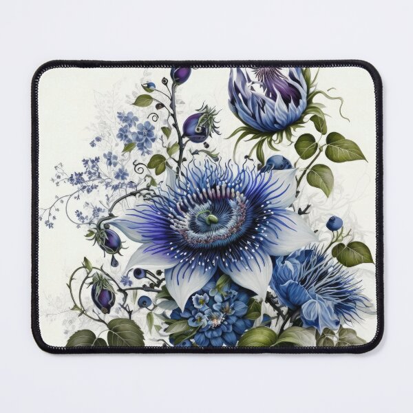 Item preview, Blue Passion Flower  designed and sold by Vanover Designs.