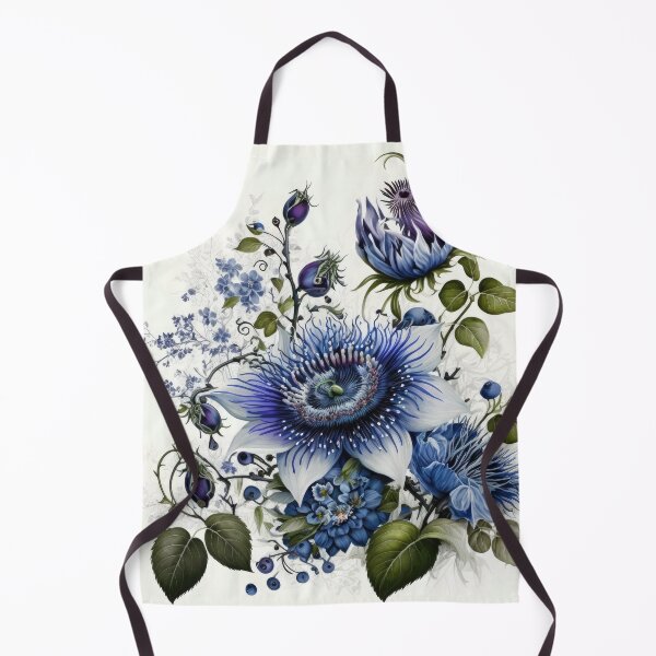 Item preview, Blue Passion Flower  designed and sold by Vanover Designs.