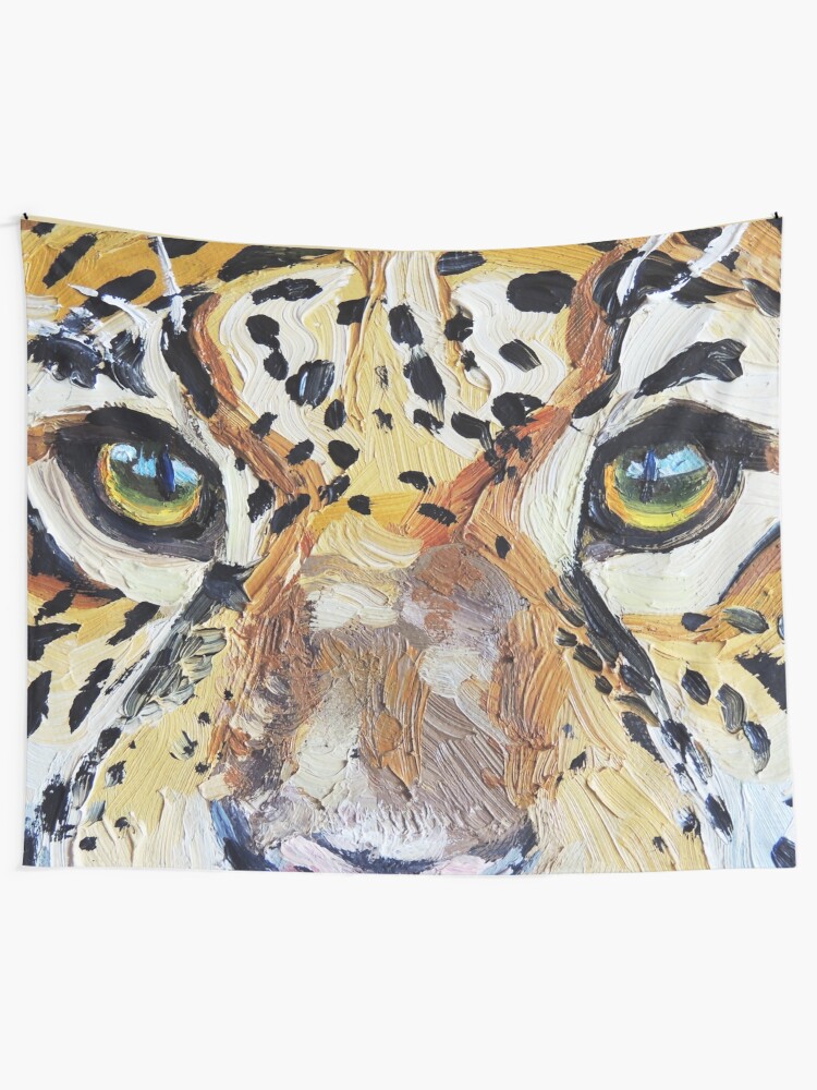 Alternate view of Visions of the Jaguar People Tapestry