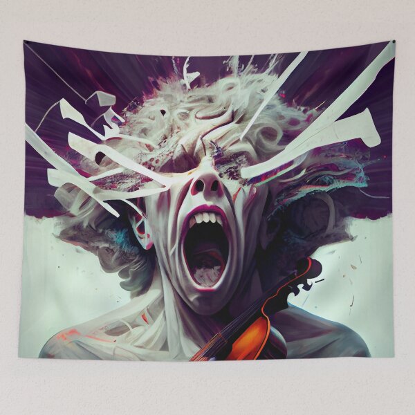 Item preview, Redemptions Exasperated Melody Digital Painting designed and sold by CodeAndColors.
