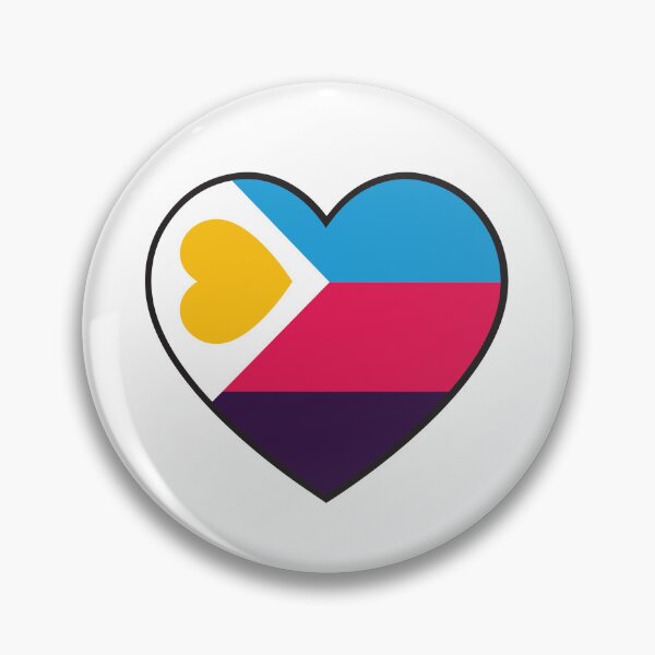 Item preview, Polyamory Pride Heart - New Pride Colors! designed and sold by LaLunaWinters.
