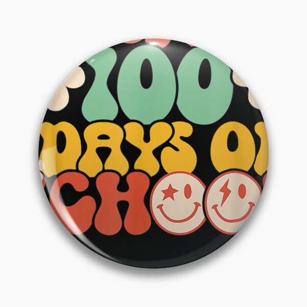 Item preview, Happy 100th Day Of School Teacher Kids Retro Groovy 100 Day designed and sold by TrendsDesign	 ⭐⭐⭐⭐⭐.