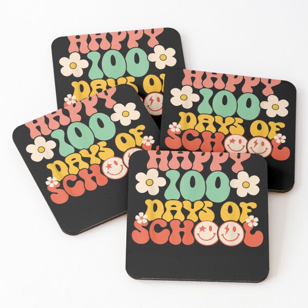 Item preview, Happy 100th Day Of School Teacher Kids Retro Groovy 100 Day designed and sold by TrendsDesign	 ⭐⭐⭐⭐⭐.
