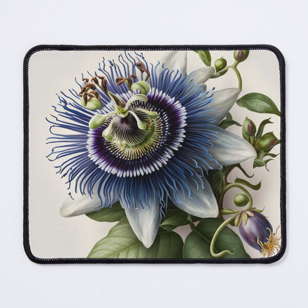 Item preview, Blue Passion Flower  designed and sold by Vanover Designs.