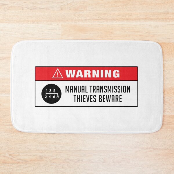 Item preview, Manual transmission - Thieves Beware designed and sold by ApexFibers.