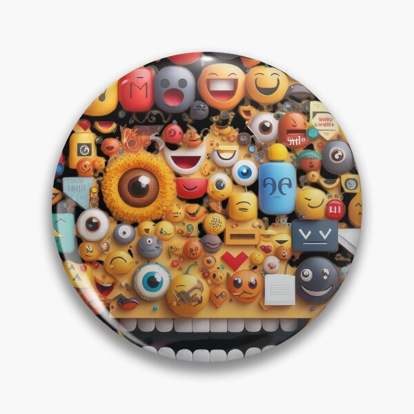 Item preview, A design featuring a collection of different emojis arranged in a creative and eye-catching way. designed and sold by AI-RDROP.
