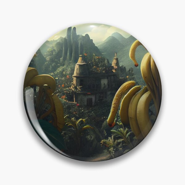 Artikelvorschau, Valley of Bananas and Fiddlesticks Digital Painting entworfen und verkauft von CodeAndColors.