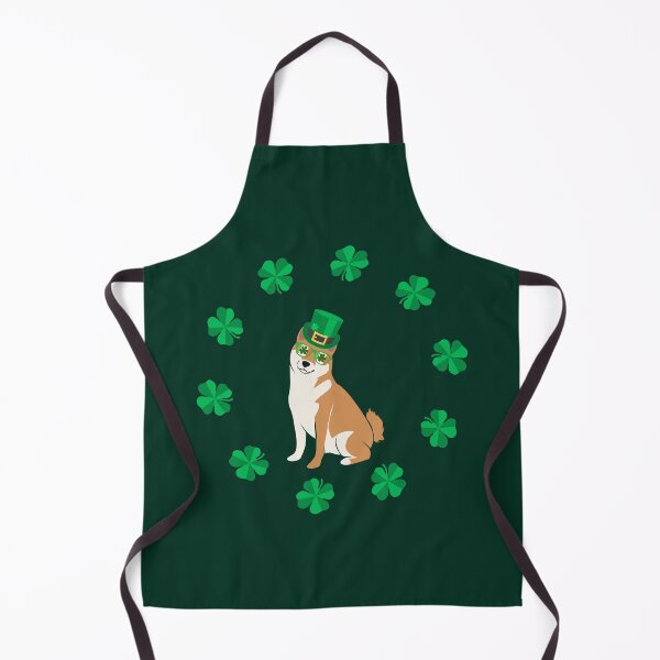 Item preview, Saint Patrick's Day with Shiba Inu and Cloverleaf designed and sold by SeasonalDogs.