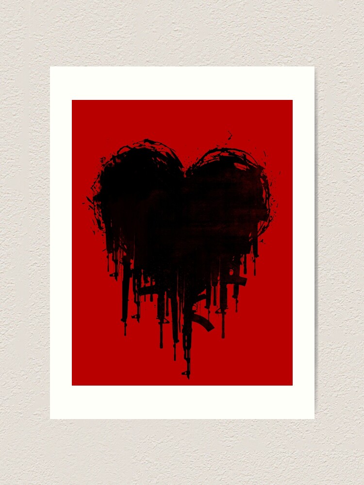 Dark Heart" Art Print by angrymonk | Redbubble