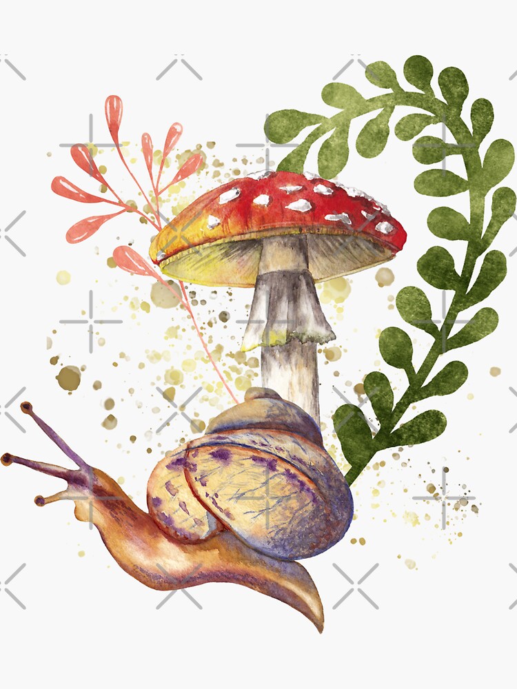 stickers champignons - Stickers Malin